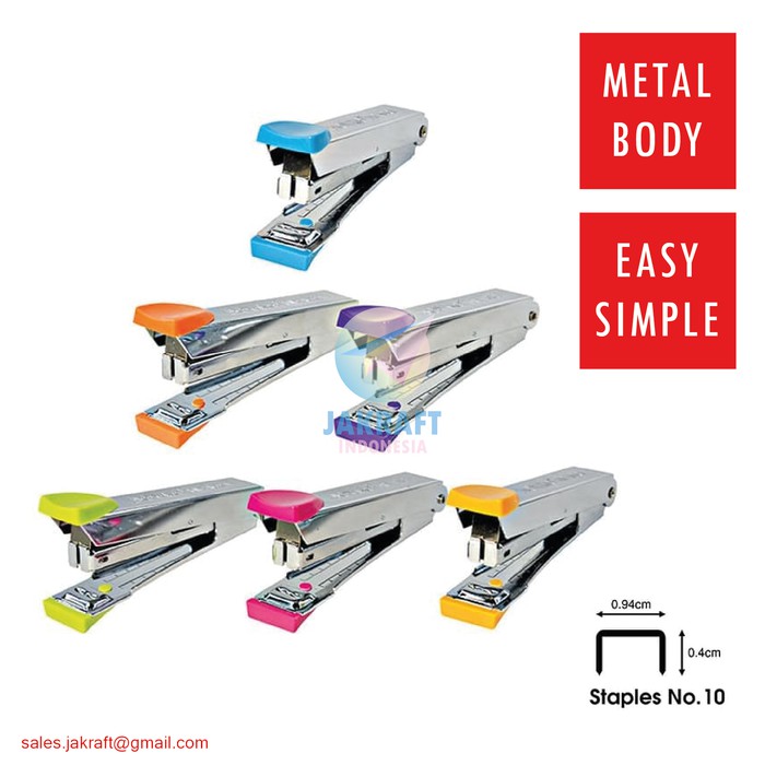 

Stapler Staples Hekter Kecil JOYKO HD-10CL Besi