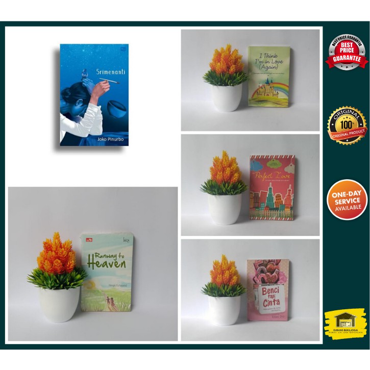 PAKET 5 BUKU Novel Srimenanti - Joko Pinurbo