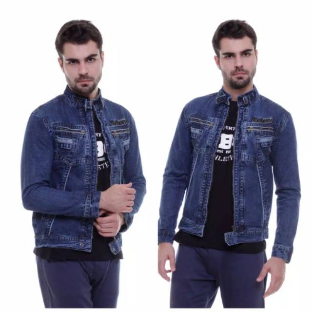 TURUN HARGA ! JAKET JEANS SLETING THE BERRY JAKET JEANS PRIA JAKET DENIM BISA BAYAR DI TEMPAT