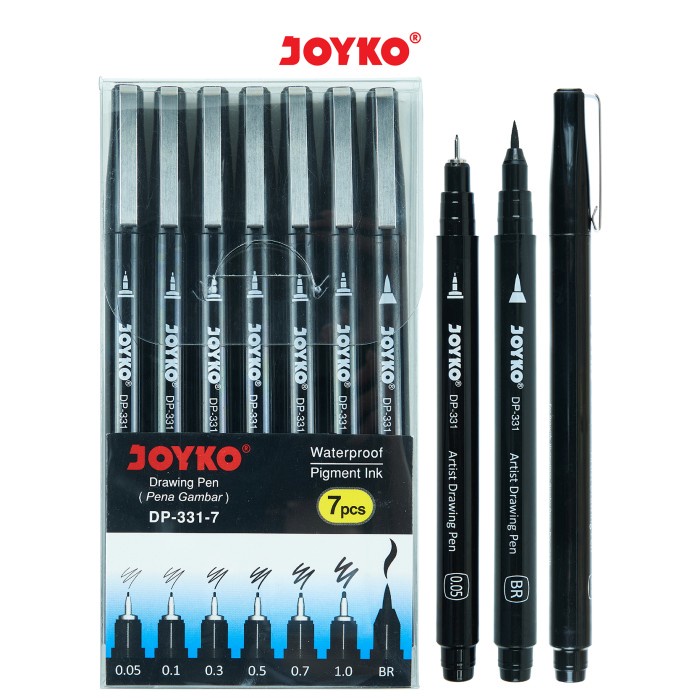 

SALE Drawing Pen Pena Gambar Joyko DP-331-7 1 Set 7 Pcs