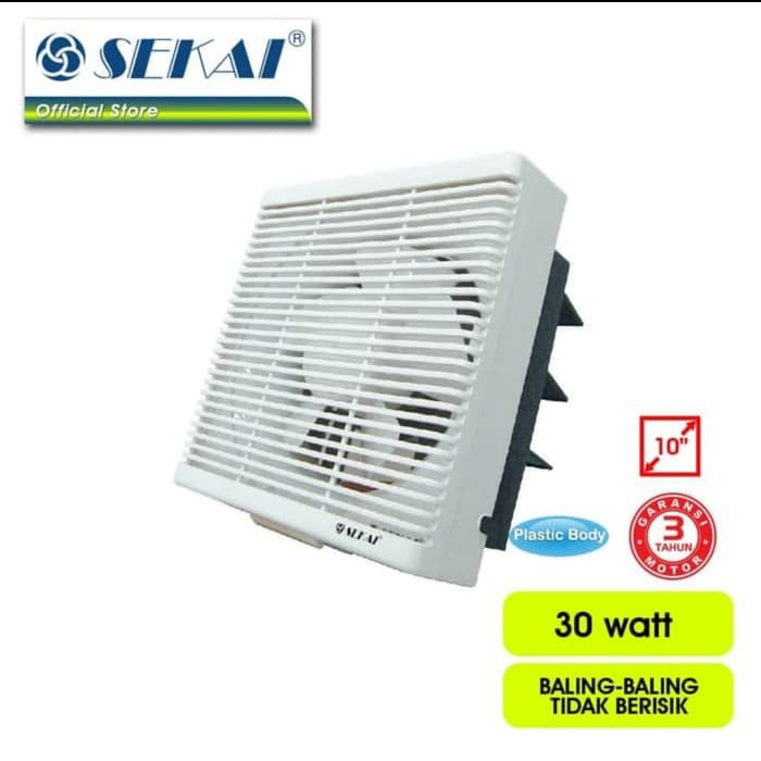 Sekai Exhaust Fan WEF 1090 Kipas Angin Partisi Tipe Dinding 10 inci original