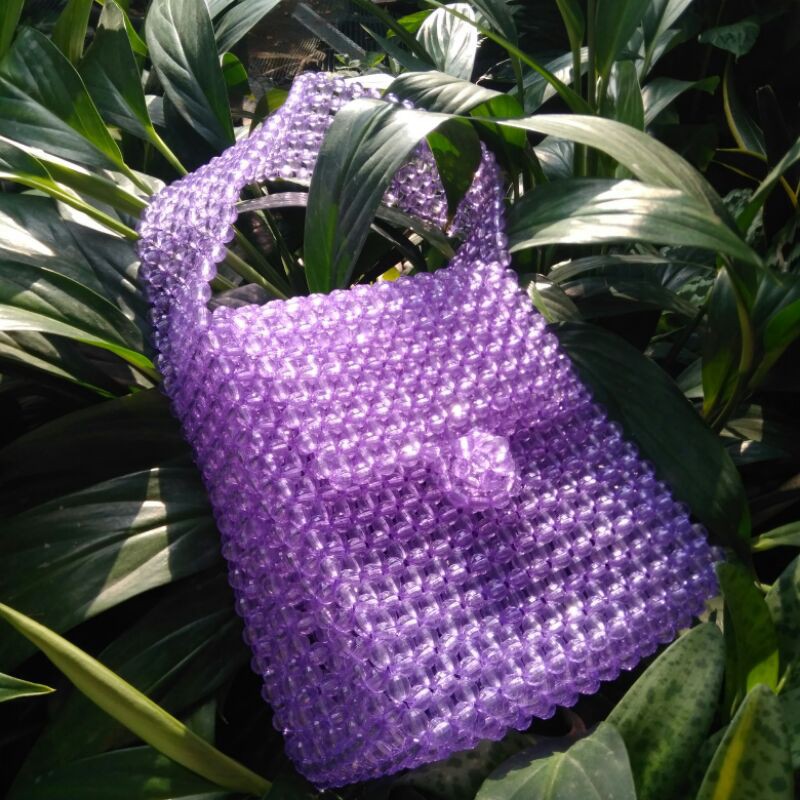 Gendis lilac bag |bead bag