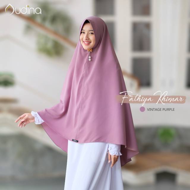 KHIMAR/HIJAB/JILBAB SYARI WOLLYCREPE PREMIUM FATHIYA by AUDINA