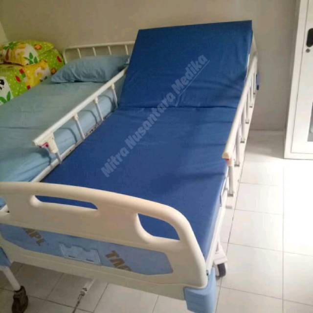 Bed pasien 1 engkol ABS / Ranjang 1 crank ABS