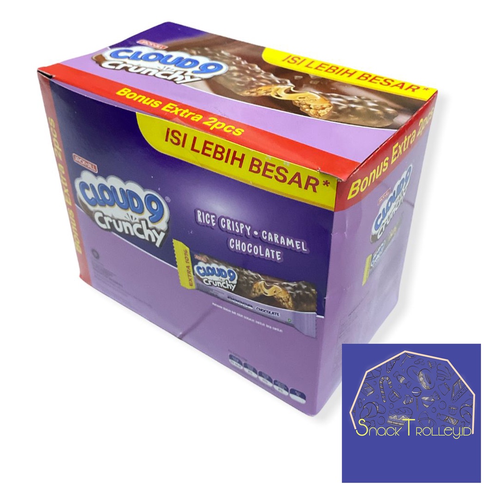 

Cloud 9 Crunchy Cokelat Jack n Jill 24pcs| Kemasan Berhadiah