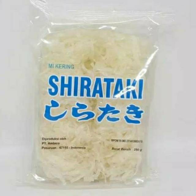 

Dry Shirataki Mie Kering 250gr