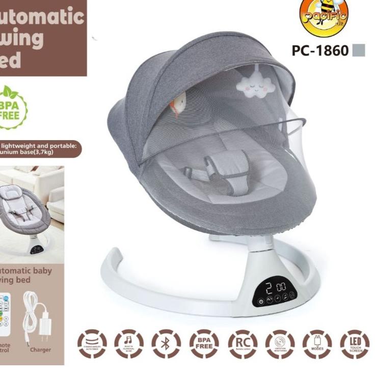 Harga Terbaru SPACEBABY AUTOMATIC SWING BED BOUNCER SPACE BABY SWING KURSI BED AYUN PC 1860 KASUR AY