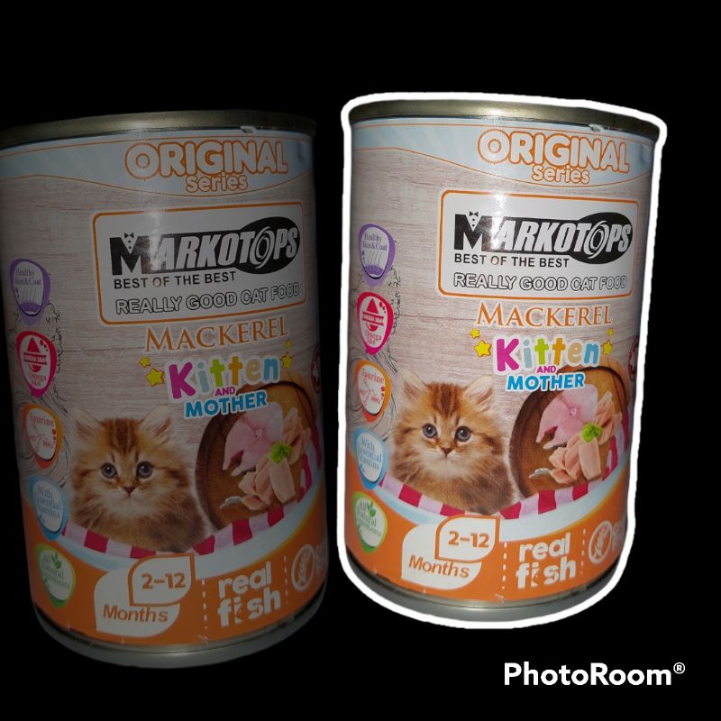 MARKOTOPS KALENG MAKAREL KITTEN & MOTHER 400GR