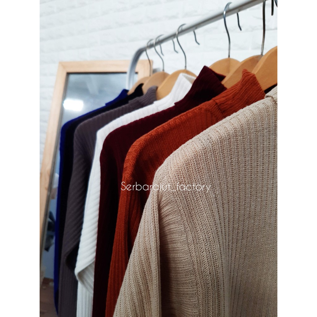 Sweater Turtleneck Premium/Turtleneck Polos/Sweater Rajut Turtleneck