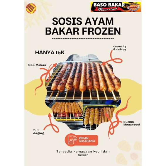 

SOSIS AYAM BAKAR FROZEN