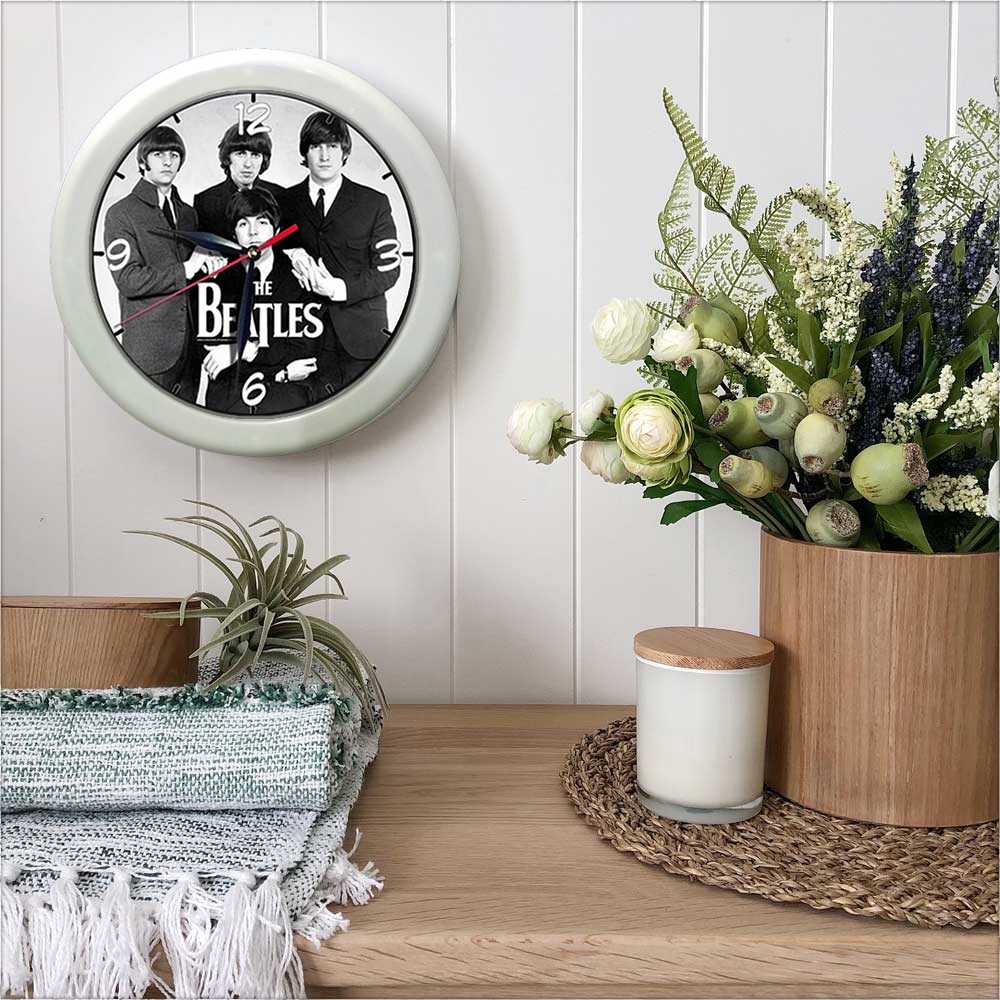 JAM DINDING THE BEATLES 3   (DIAMETER 30CM)