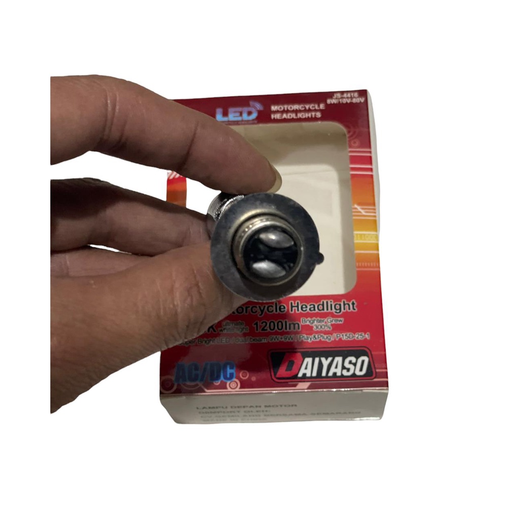 Bholam Depan Lampu Led Utama Depan 2 sisi AC/DC Motor Matic &amp; Bebek Universal