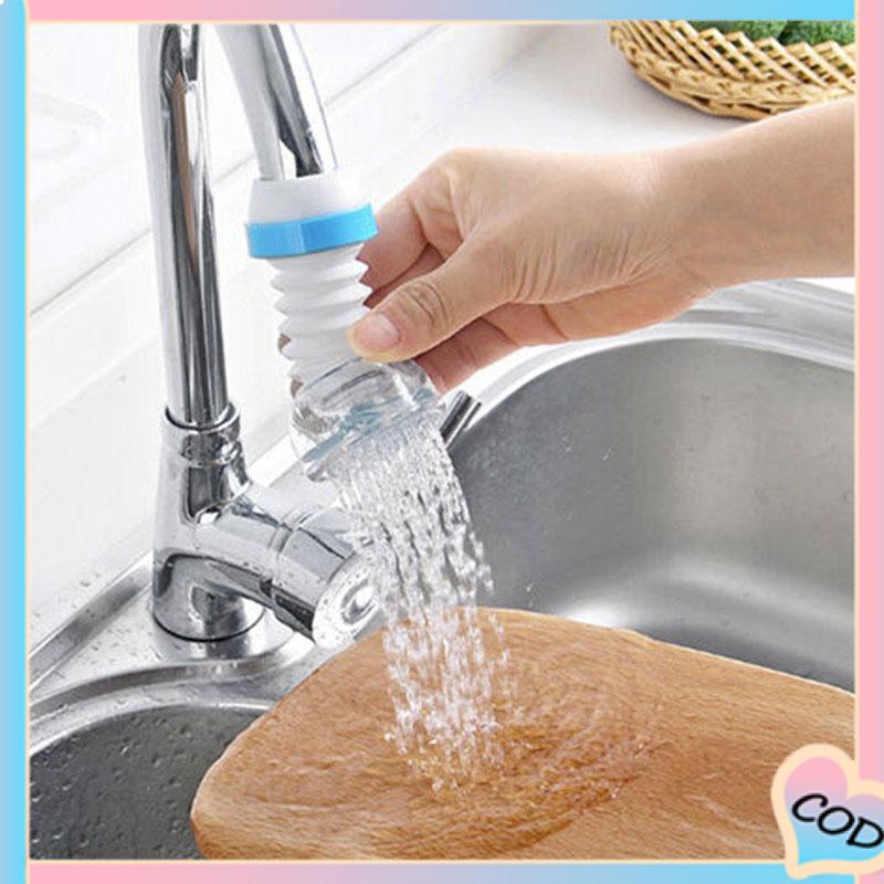 COD❤️ Faucet splash-proof head extended extension aerator kitchen rotatable filter nozzle-A.one