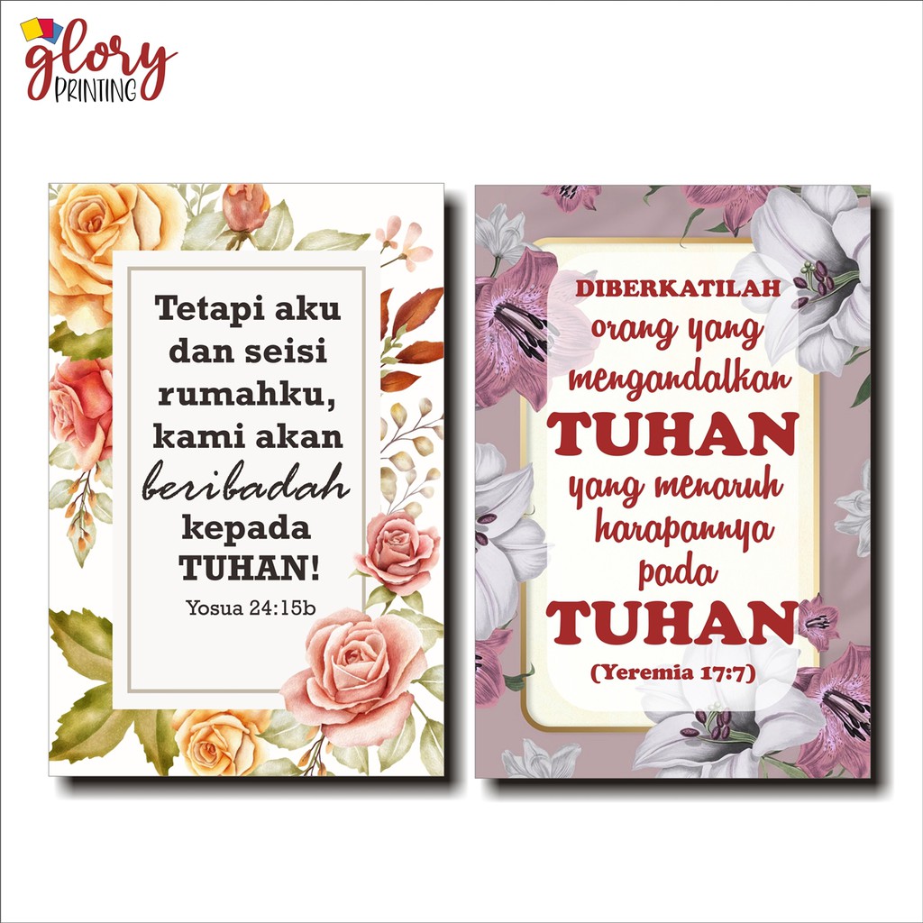 GLORY PAJANGAN HIASAN DINDING - DEKORASI WALL DECOR AESTHETIC KAMAR RUMAH - QUOTES KRISTEN
