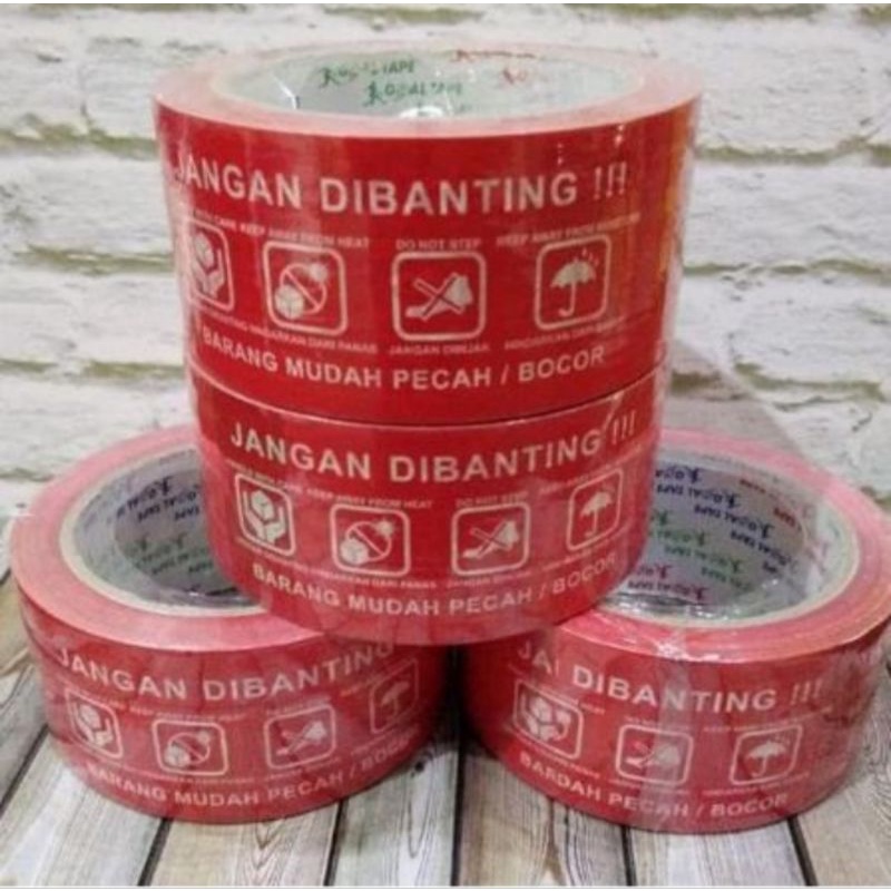 

1 ROLL LAKBAN FRAGILE MERAH TLM