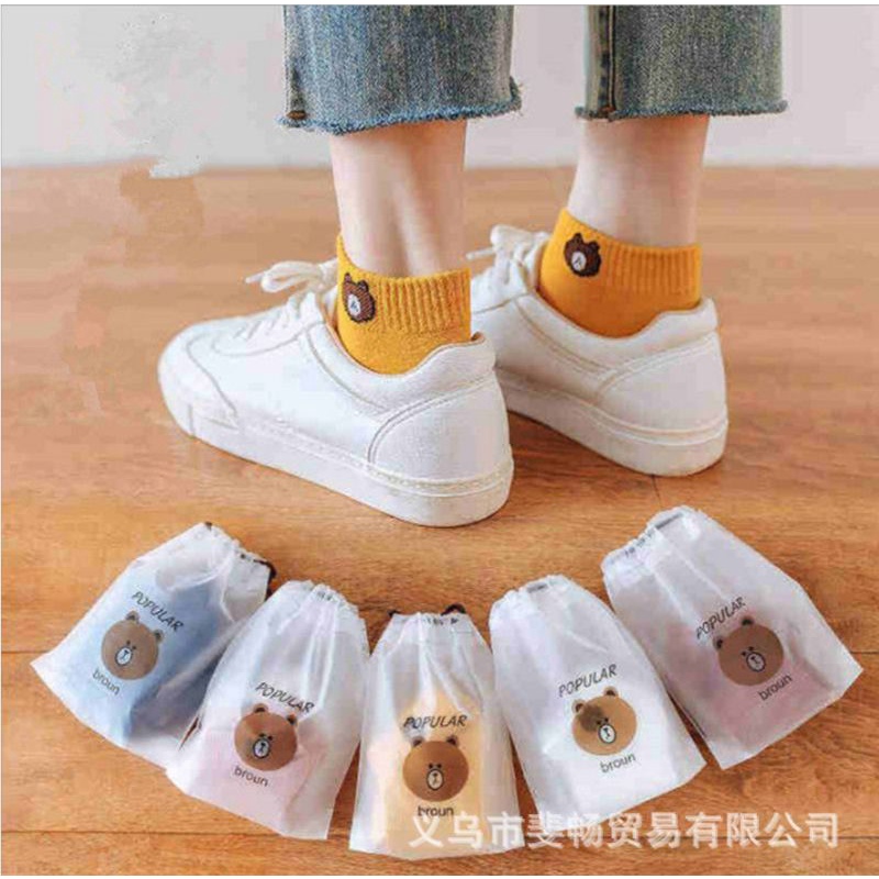 KAOS KAKI IMPORT  FREE POUCH { 10 PASANG }-1