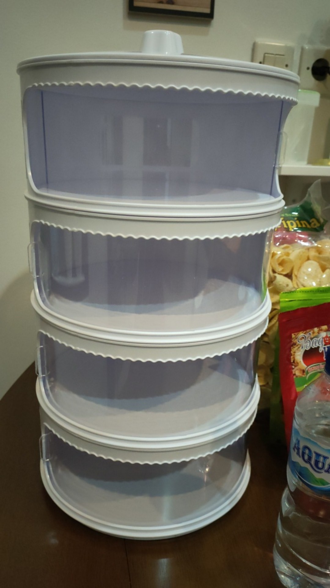 Ready Siap Kirim Tudung Saji Susun Food Storage Multifungsi 4 Layer