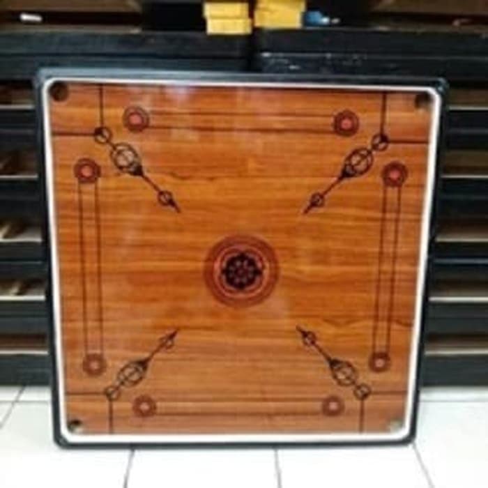 PR221 Meja Papan Karambol Sedang Free Biji dan Bubuk Kristal Board