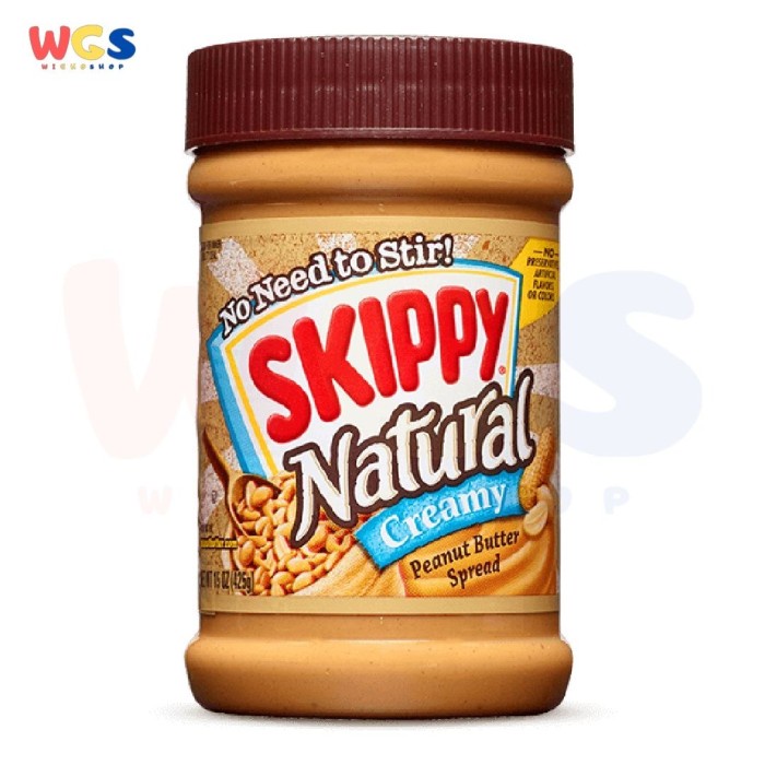 

Skippy Natural Creamy Peanut Butter Spread 15oz 425g