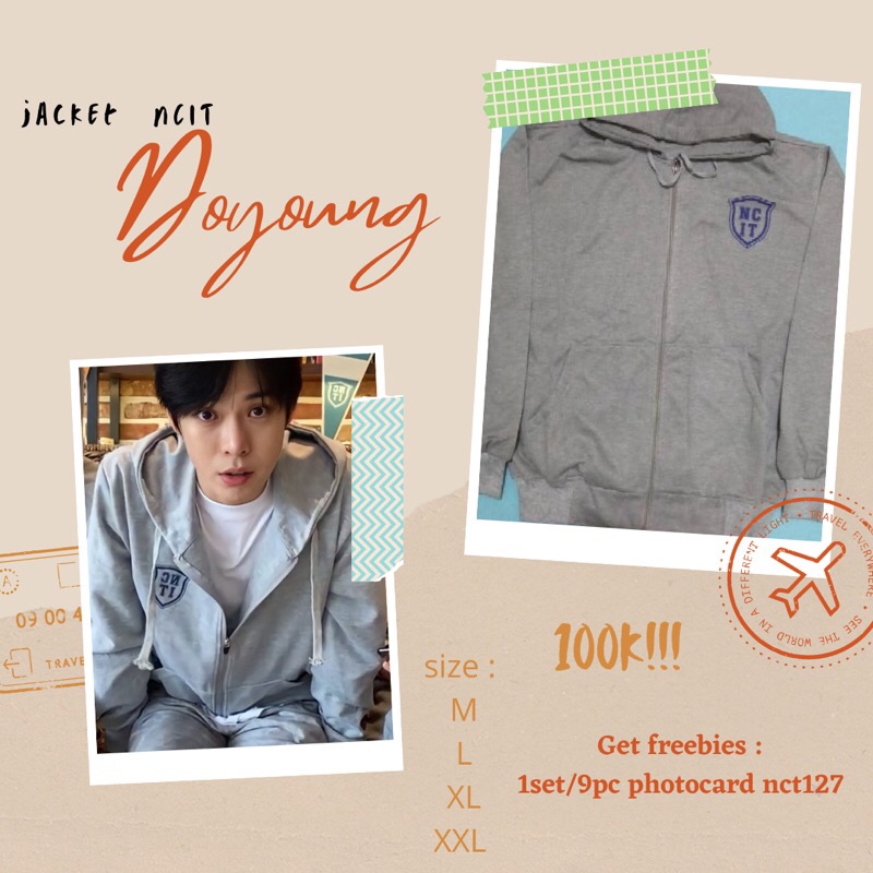 [pre order] jacket ncit / jaket doyoung ncit / doyoung ver