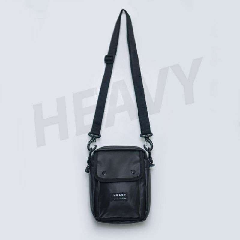 TAS SELEMPANG.SLINGBAG ORIGINAL HEAVY WATERPROFF SLIGER BLACK