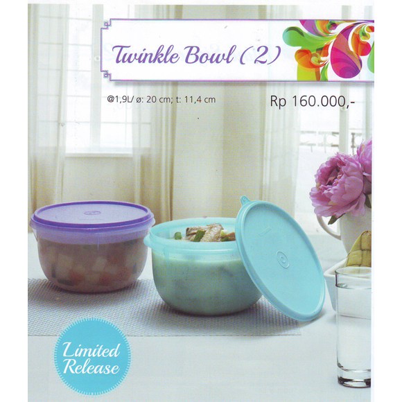 Twinkle Bowl Tupperware