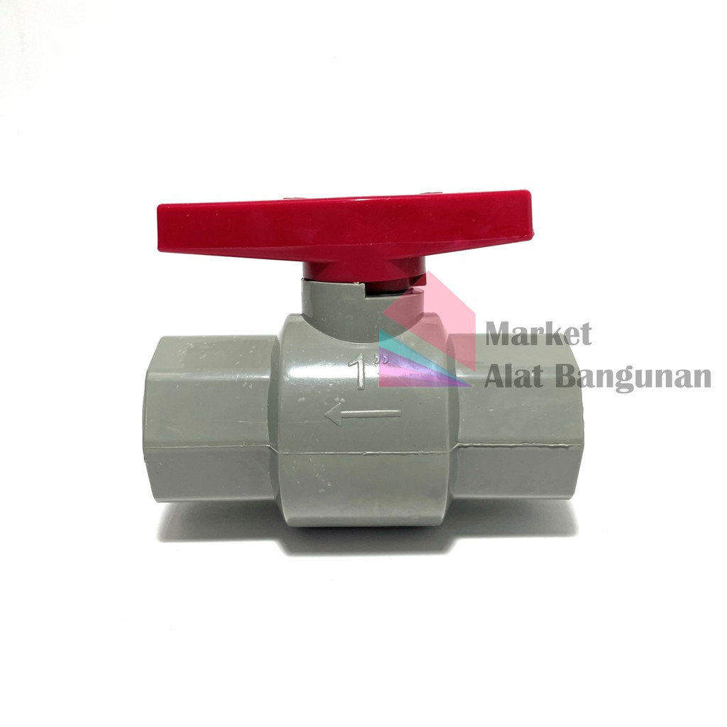 Ball Valve Pvc 1” / Stop Kran 1 Inci Plastik / Ballvalve Pvc 1 Inch / Stop Keran Pvc 1