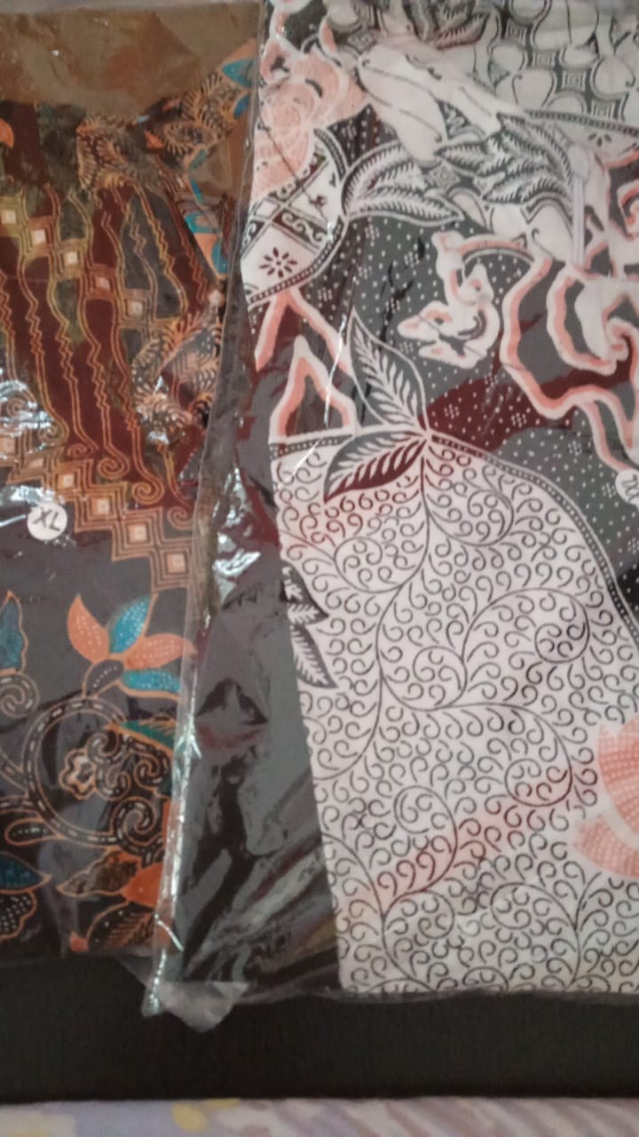 Batik Wanita Asj Sa Hrb026 Kenongo Kemeja Tosca Pendek