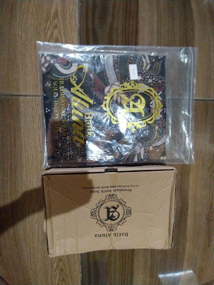 Kemeja Batik Pria Lengan Panjang Slimfiit Premium Baju Batik Pria Modern Solo Batik Aluna Gba 027