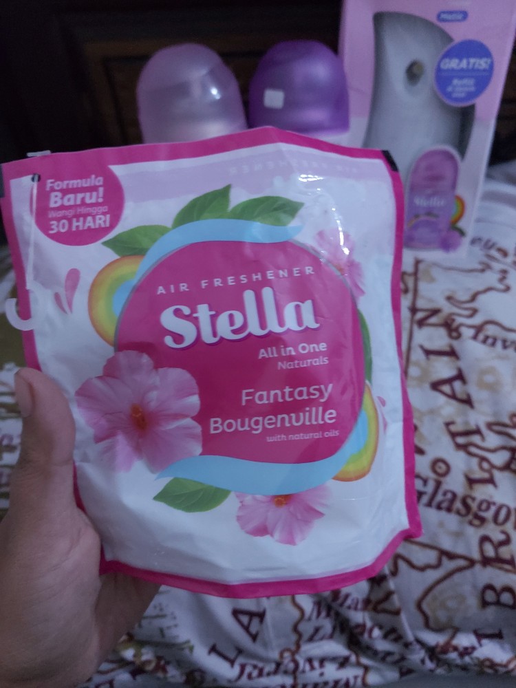 Pengharum Ruangan Stella All In One Bougenvile 70gr