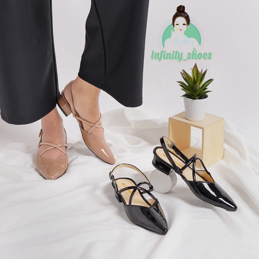 Heels 3cm korea wanita terbaru Heels victoria