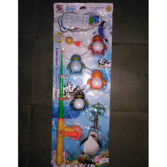 Mainan anak fishing game pinguin/pancingan pinguin/pinguin
