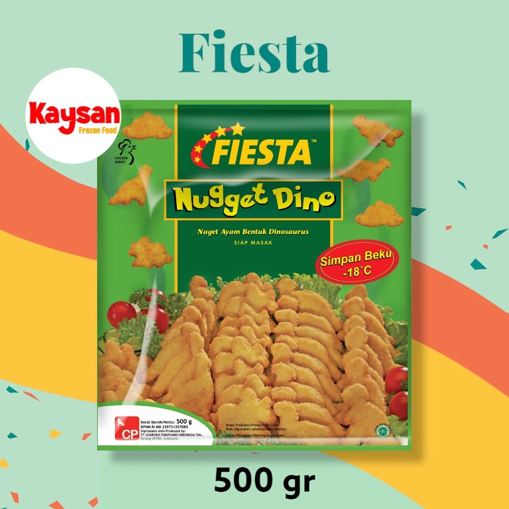 

FIESTA DS NUGGET DINO 500 GRAM NAGET AYAM BENTUK DINOSAURUS