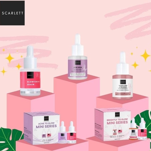 BPOM Scarlett Whitening Series Paket Lengkap - All Varian Original