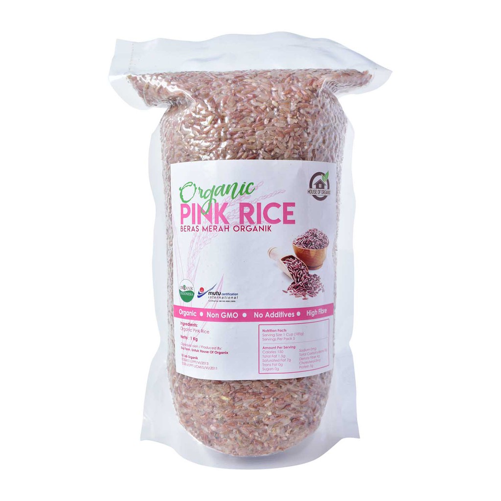 House of Organix Organic Pink Rice ( Beras Pink Organik ) 1 Kg
