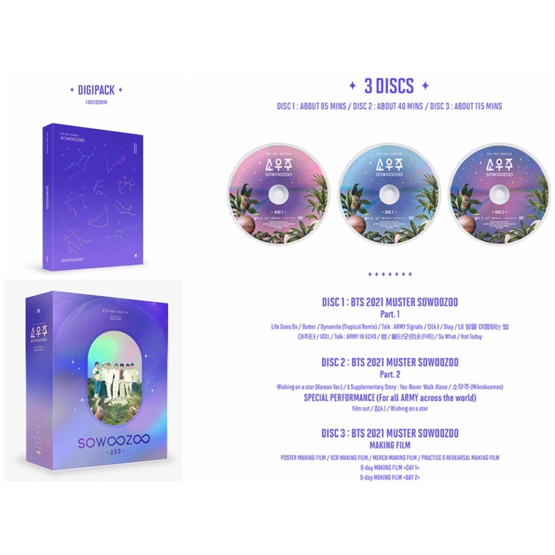 BTS DVD OFFICIAL [ MUSTER / MEMORIES / TOUR ]