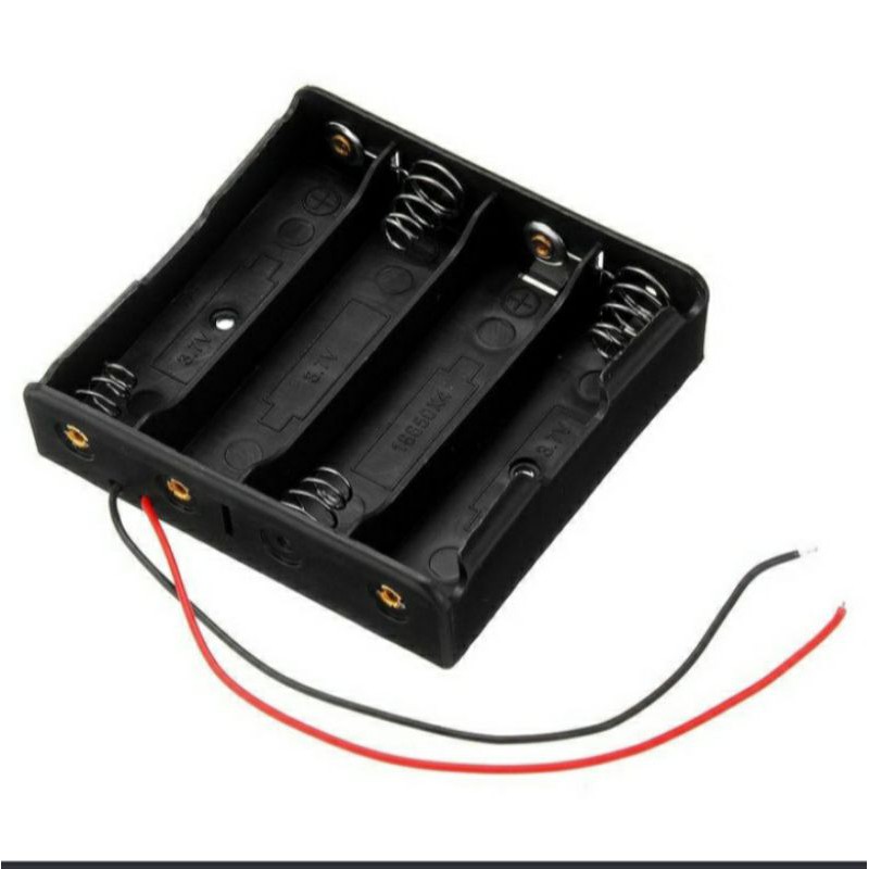 Holder Baterai 18650 DIY Seri 4 Slot