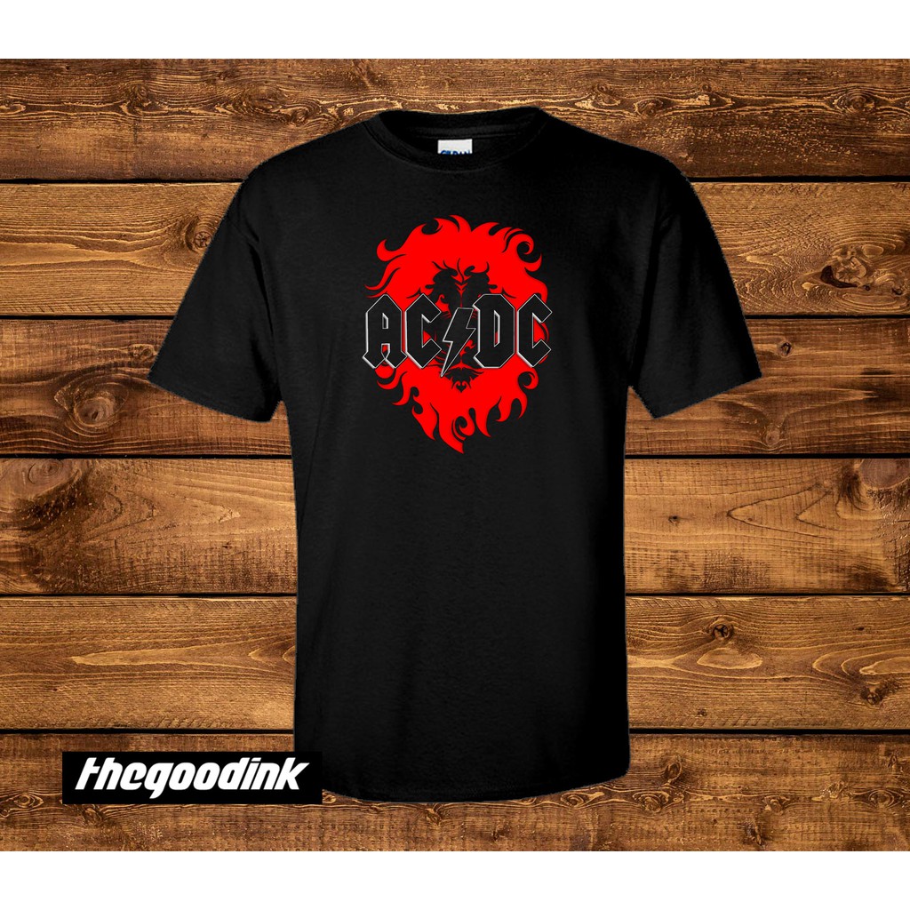Kaos ACDC - Band Logo - Original Gildan T-shirt DTG Print