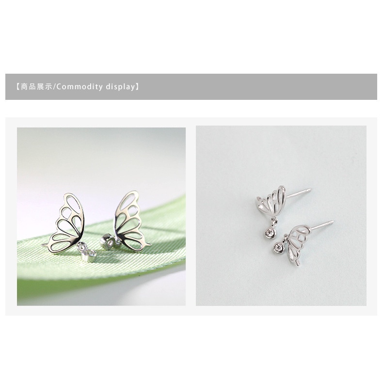 Anting Tusuk Sterling Silver 925 Hypoallergenic Mewah Untuk Wanita