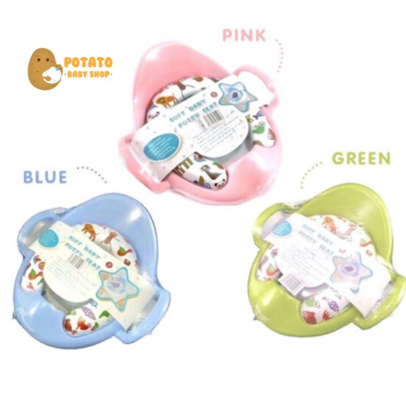 Kandila Soft Baby Potty Seat  With Handle - Alas Duduk Kloset