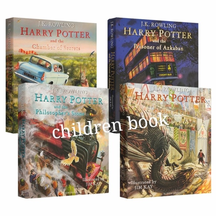 MURAH harry potter illustrated edition books