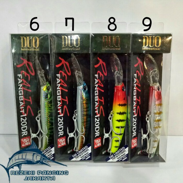Terlaris Umpan Duo Realis Fangbait 120DR