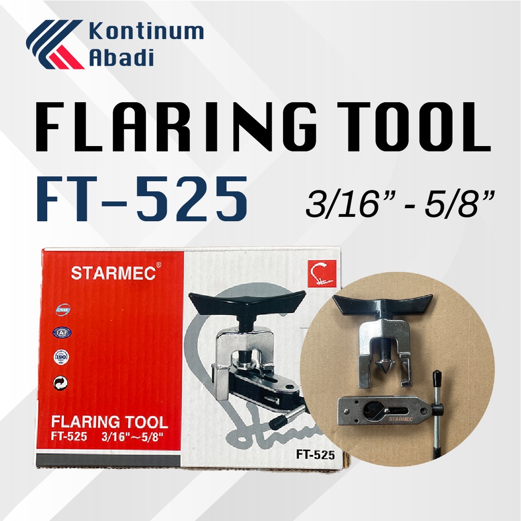 FLARING TOOL SET PIPA AC - FT 525 | STARMEC