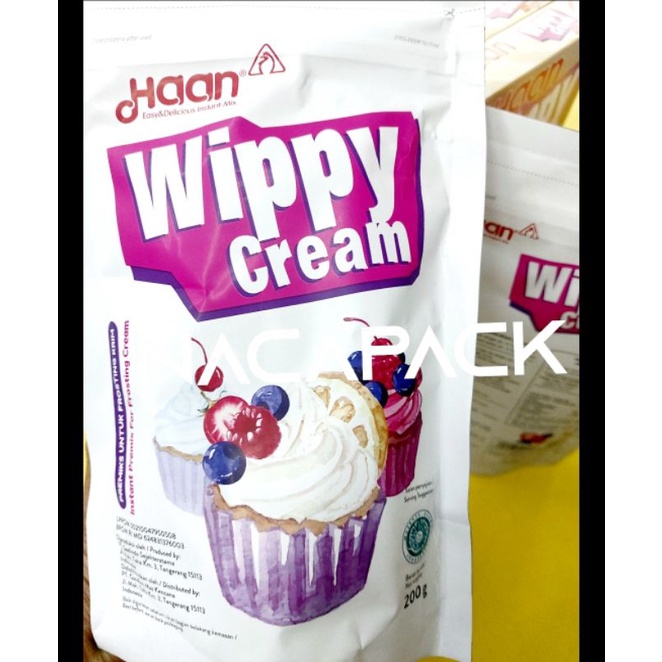 

WIPPY CREAM HAAN 200 GR