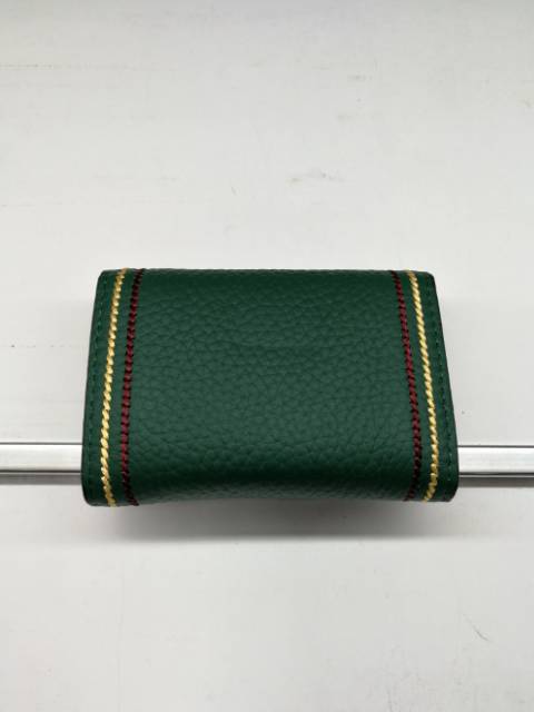 Dompet kartu kulit asli bordir / tempat kartu