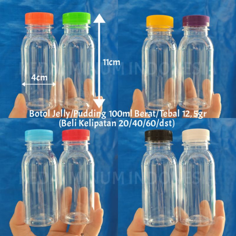 Jual Botol Jelly 100 Ml Botol Plastik 100 Ml Beli Min 20pcs Shopee Indonesia