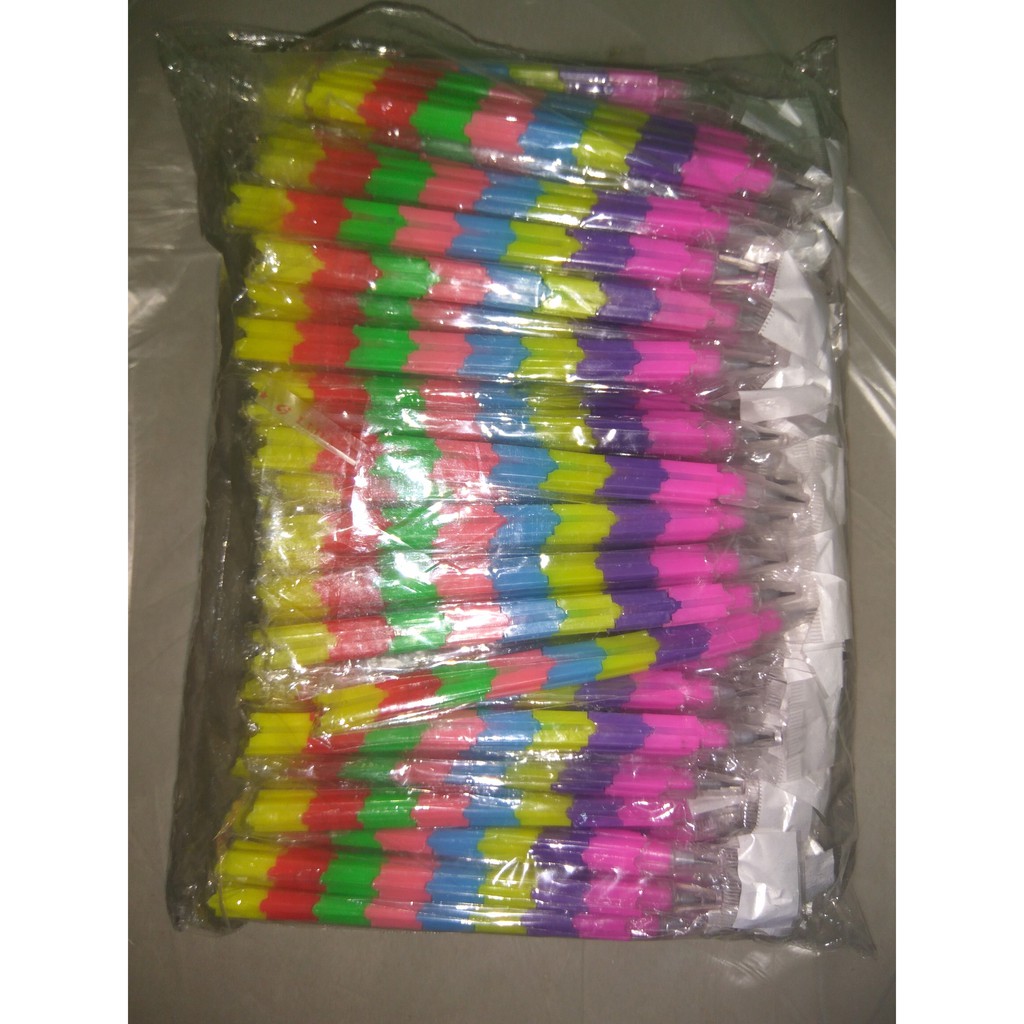 MAINAN KREATIF PENSIL SUSUN 8 TINGKAT WARNA WARNI - 100 PCS - UNIK - MURAH