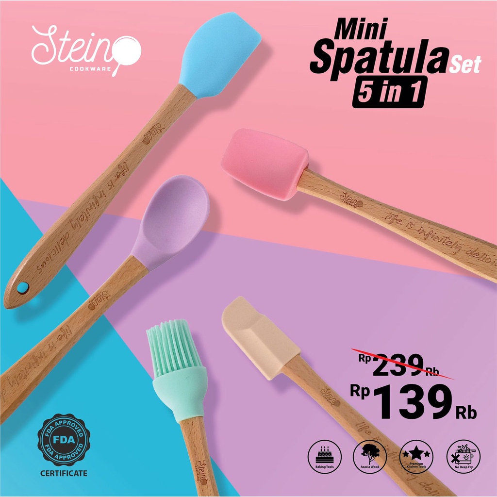 Stein Cookware - Mini Spatula 5 in 1