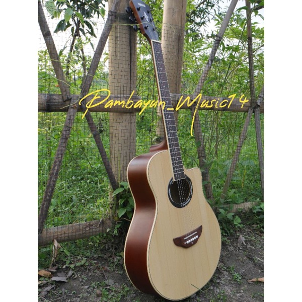 GITAR AKUSTIK YAMAAHA APX 500ii Custom GRATIS PACKING KAYU