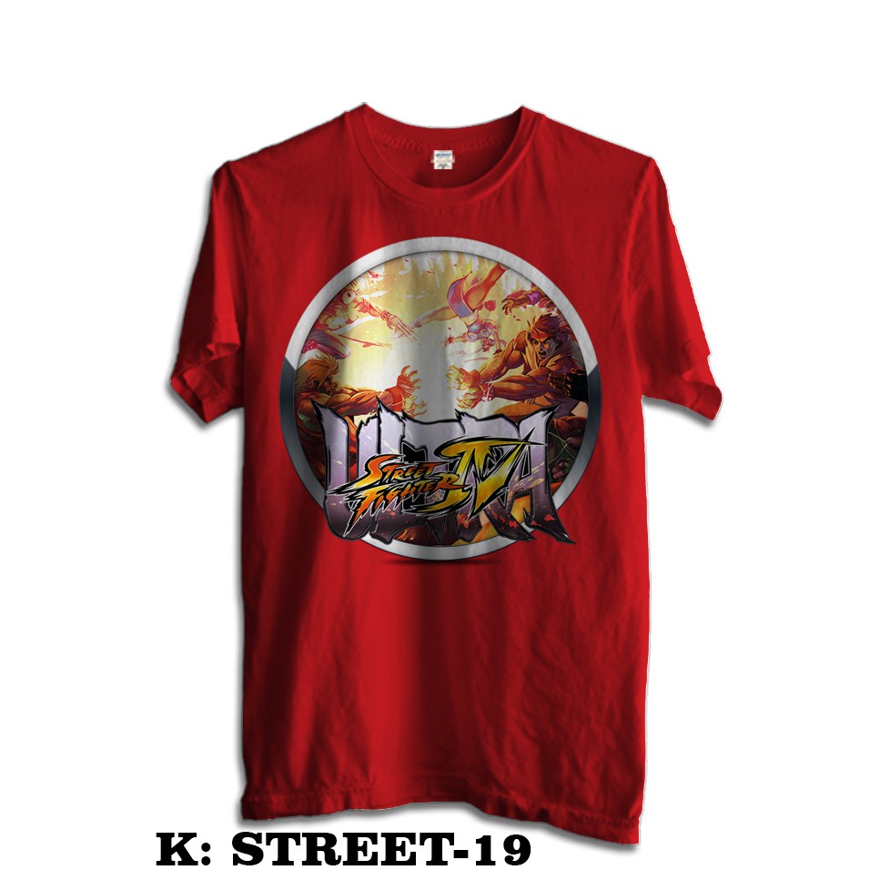 KAOS STREET FIGHTER TSHIRT FILM STREET FIGHTER 19